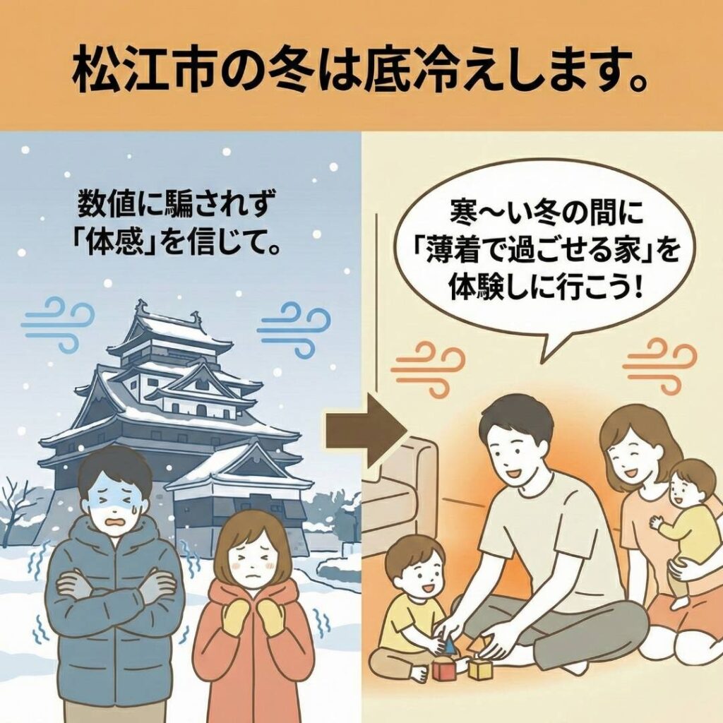 松江市で寒い新築を建てないポイント7